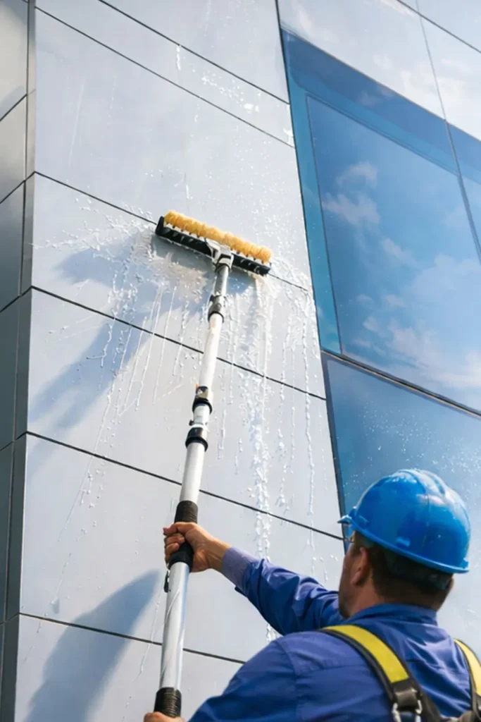 تنظيف واجهات زجاج بالرياض